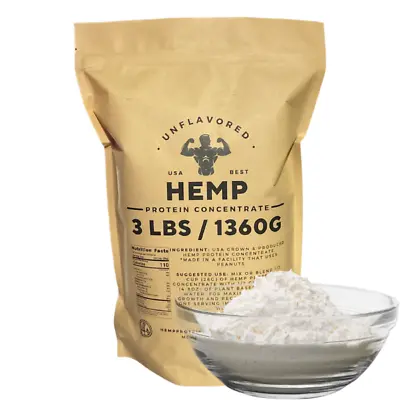 Hemp Heart Protein Concentrate Premium USA Grown Pure Natural Non-GMO • $299.70