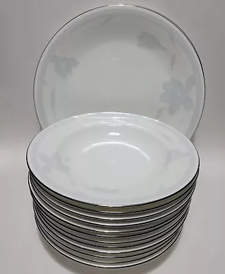 14 Mikasa Ovation White Dinnerware (12 Bowls & 2 Large Plates) • $158