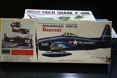 1/48 HAWK Grumman F8F-2 BEARCAT U.S Marines Fighter Detail Model VINTAGE • $7.99