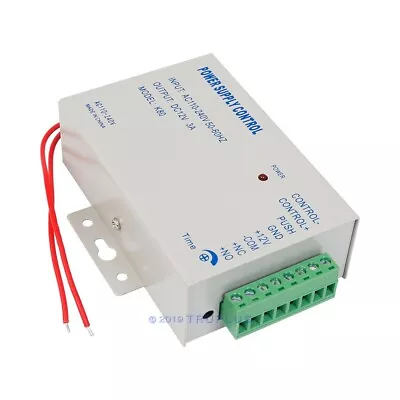 DC12V/3A Power Supply Unit AC110~260V For Door Access Control Intercom System • £19.69