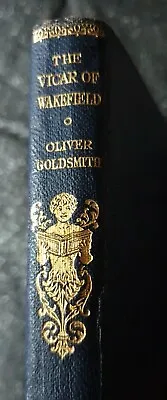 £10 • Buy The Vicar Of Wakefield~ Oliver Goldsmith~ Illustrated Vintage Leather-Bound Book