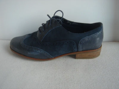 £29.99 • Buy Clarks     Brogue Shoes    Hamble Oak     Navy Blue     UK 5 E