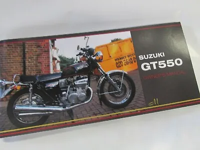 Suzuki GT550 Owners Manual 1975 GT550M • $22.99