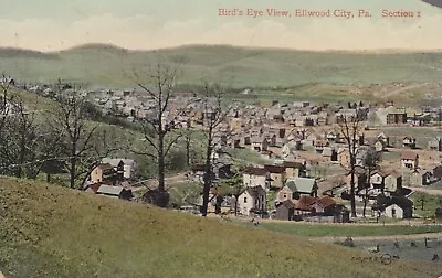 Ellwood City Pa - Birds Eye View • $6