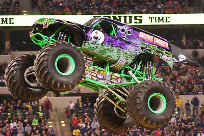 Grave Digger Monster Truck Jump Poster • $20