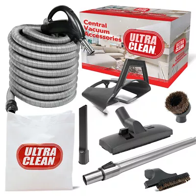 Deluxe Central Vacuum Hardwood And Rug Combo Hose Kit - Fits Beam & More • $114.99