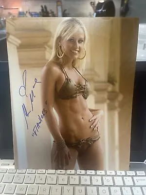 MICHELLE McCOOL SIGNED AUTOGRAPH WWE RAW SMACKDOWN NXT 8x10 PHOTO BAS SEXY • $59.95