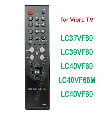 Viore TV Replace Remote For LC37VF80 LC39VF80 LC40VF60 LC40VF68M LC40VF80 • $9.27