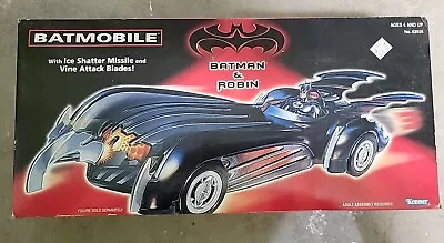 Vintage 1997 Batman & Robin Batmobile W/Ice Shatter Missle Sealed NIB • $50