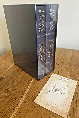 £399.99 • Buy A Storm Of Swords By George R. R. Martin SIGNED UK Folio Ed HB First Printing