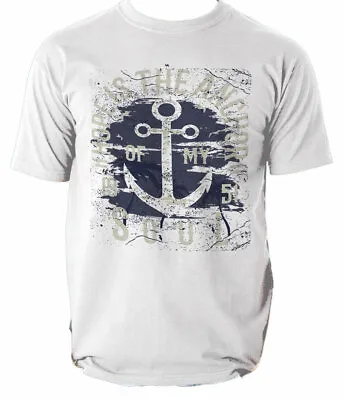 £14.99 • Buy Hope Is The Anchor T Shirt Sailer Sailing Ship S-3XL 
