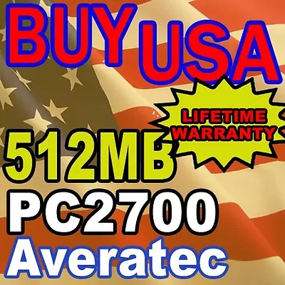 $19.99 • Buy 512MB Averatec AV7160-EC1 C3500 Series Memory RAM