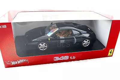 Hot Wheels 1989 Ferrari 348 Tb Black 1/18 Diecast Car X5530 • $47.95