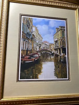 Large Guido Borelli  Venice  Lithograph - Signed And Framed • $118