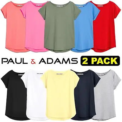 £8.99 • Buy Ladies Plain T-Shirts Womens Cap Sleeve Coloured 100% Cotton Fitted Tee Shirt