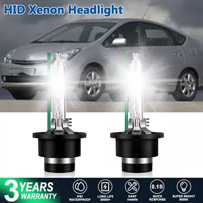 For Toyota Prius 2006-2009 D4S HID Headlight Bulbs Conversion Kit 6000K White • $22.11