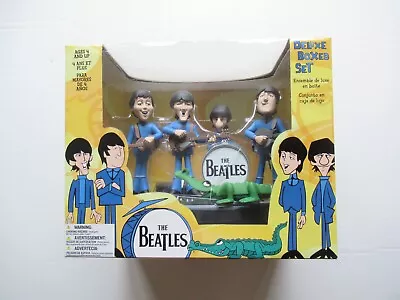 Mcfarlane Beatles Cartoon 4 Figure Box Set Alligator John Paul George Ringo Nib • $279.99