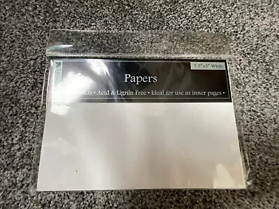 Dovecraft Papers 7.5 X 5 Inner Pages For Use With Bind It All Zutter Machine • £12