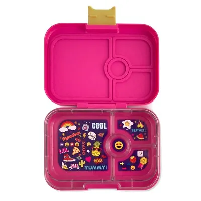 $29.95 • Buy Yum Box Leakproof Panino (Sandwich Size) 4 Compartment Lunchbox- Kawaii Pink