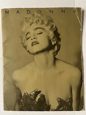 Madonna 1987 Who's That Girl Official Concert World Tour Program Vintage Book • $48.99