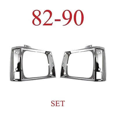 82 90 Chrome Head Light Door Kit Chevy S10  GMC S15 New In Box Parts Set L&R • $30