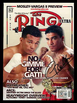 Carlos Baldomir Autographed Signed Ring Magazine Beckett BAS QR #BK08828 • $39