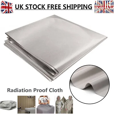 £13.15 • Buy 1x EMF Anti-Radiation Shielding Blanket Silver Fibre Fabric Protection Blocking