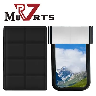$19.96 • Buy RV Entry Door Window Shade Foldable Sun Blackout Camper Privacy UV Protection