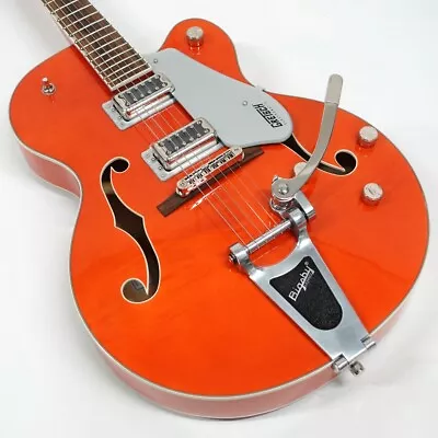 Gretsch FSR G5427TFM Electromatic With Bigsby Orange Stain W/soft Case • $1511.61