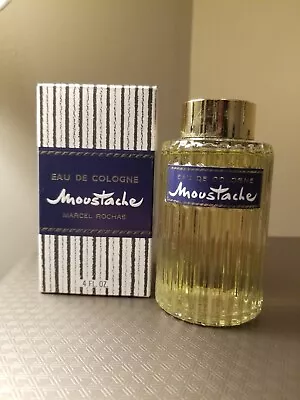 Rochas Moustache Eau De Cologne 4 Fl. Oz. Splash Vintage Original • $14