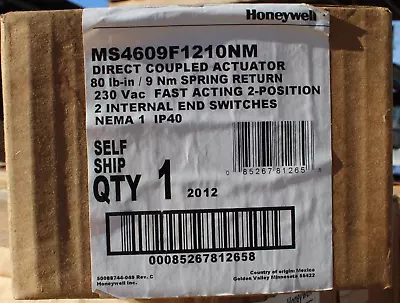 Honeywell MS4609F1210NM Two Position Direct Coupled Actuator 80 Lb-in 230V • $44.99