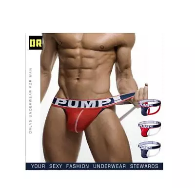 Men's Jock Strap Breathable Underwear Backless Jockstrap Briefs Underpants Thong • $2.99