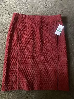 Michael Kors Women Size Large Cinnabar Pencil Dress Skirt. Msrp $99.50 • $70