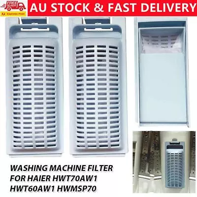 2X Washing Machine Lint Filter For HAIER HWT70AW1 HWT60AW1 HWT80AW1 HWMSP70 • $11.39