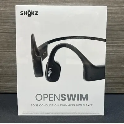 Shokz OPENSWIM Aftershokz (S700) Waterproof Bone Conduction MP3 Player BLACK • $119.99