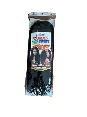 Cuban Twist 16  - Freetress Equal Synthetic Long Marley Braid Double Strand • $7