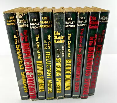 Vtg Perry Mason Series Books Lot 9 By Erle Stanley Gardner Hard Cover • $40