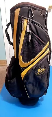 COBRA Cart Bag 5 - Way Divider Black & Yellow Single Shoulder Strap Lightweight  • $69.99