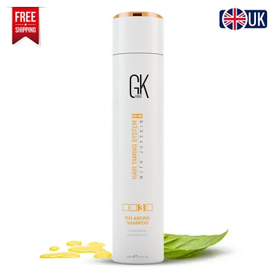 GK HAIR Balancing Shampoo Natural Hydration Formula For Oily Greasy Hair 300ml • £28.59