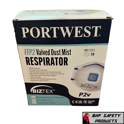10x N95 Face Mask Dust Particulate Respirator Protection With Breathing Valve • $16.95