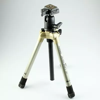 Velbon Ultra Max I SF Travel Tripod + Induro SA 01 QR Ball Head • $109.99