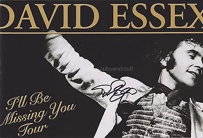 David Essex HAND SIGNED 12x8 Photo Autograph Stardust That'll Be The Day (B) • £39.99