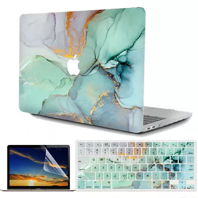£4.79 • Buy 3in1 Marble Hard Case Cover Keyboard Skin For MacBook Air 11 13 14 15 16 #913
