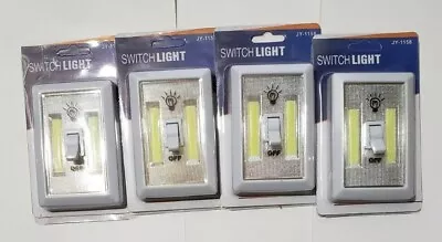 Cordless COB LED Night Light Switch Battery Powered Closet Wall Emergency - 4/8 • $9.99