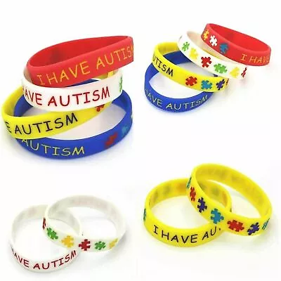 £2.79 • Buy Autism Wristband Kids Small Size I Have Acceptance Awareness Silicone Children