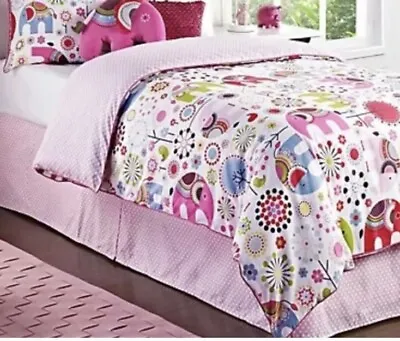 KAS KIDS AUSTRALIA ABBEY TWIN  DUVET Cover 4 Comforter + Curtain Valance • £42.76