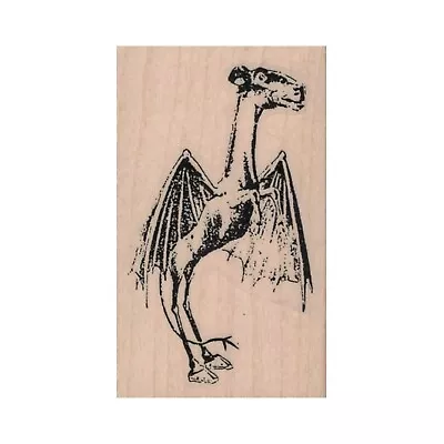 Mounted Rubber Stamp Jersey Devil Leeds Devil Folklore Monster Fantasy • $9.65