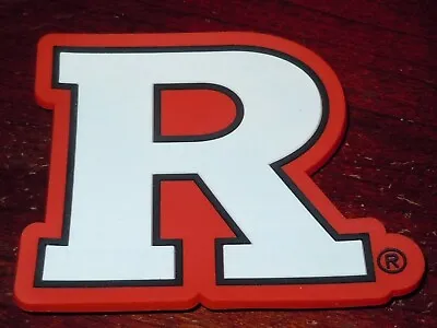 RUTGERS SCARLET KNIGHTS Vtg NCAA Thick RUBBER BIG Ten 10 MAGNET Standings Board • $8.94