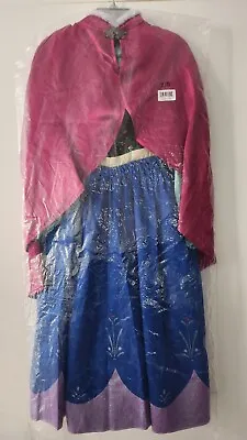 New Disney Store Deluxe Anna Frozen Costume Size 7/8 NWT Girls Cosplay • $23.99