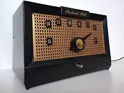 Packard Bell Tube Radio Model 5RI Black AM Vintage 1940's Parts Only HAM RADIO • $30